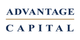 Advantage Capital Logo, Navy, No Background white